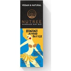 Nutree Μπάρα Raw / Ενέργειας με Μπανάνα & Αμυγδαλοβούτυρο Χωρίς Προσθήκη Ζάχαρης 60gr Nutree Μπάρα Raw / Ενέργειας με Μπανάνα & Αμυγδαλοβούτυρο Χωρίς Προσθήκη Ζάχαρης 60gr