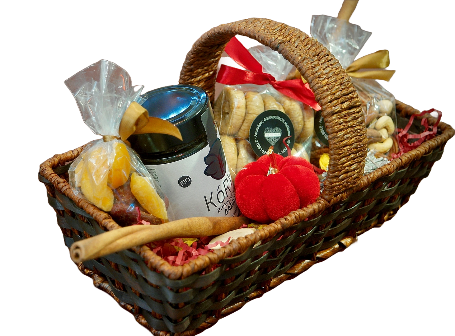 Εταιρικό καλάθι δώρου με παραδοσιακά προϊόντα